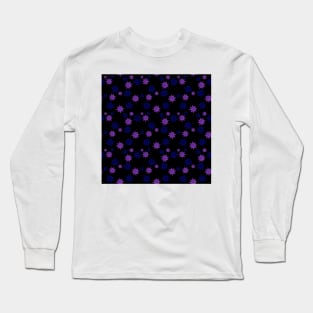 Coronavirus seamless pattern Long Sleeve T-Shirt